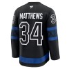 Toronto Maple Leafs Dresy Fanatics Premium Auston Matthews 2024-25 Černá Třetí - Pánské